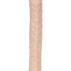 Junior Veined Double Header Sil A Gel Dong 12 Inch White