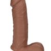 Vac U Lock Realistic Cock 8 Inch Mulatto