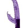 Jelly Mini Rabbit Vibro Wand 6 Inch Purple