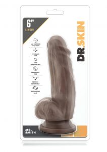 Dr Skin Mr Smith Realistic Dildo Chocolate 7 Inch