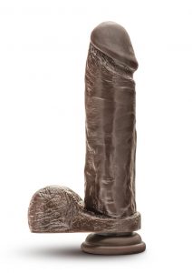 Dr Skin Mr Magic Realistic Dildo Chocolate 9 Inch