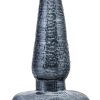 Jet The Plug Black Anal Plug Textured Suction Cup Base