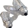Wet Dreams Double Down Triple Motor Cockring With Vibrating Stimulating Tongue Waterproof Clear