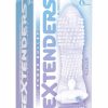 The 9`s Vibrating Sextenders Nubbed Clear 5.5 Inches
