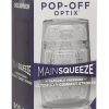 Main Squeeze  Pop Off Optix Compact Stroker Textured Crystal 4 Inches