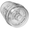 Main Squeeze  Pop Off Optix Compact Stroker Textured Crystal 4 Inches