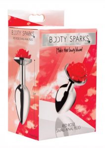 Booty Sparks Anal Plug Red Rose Small 3 Inches