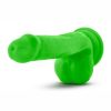 Neo Dual Density Realistic Cock With Balls Green 6 Inch
