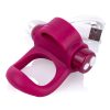 You-Turn Rechargeable Plus Silicone Ring Waterproof Merlot