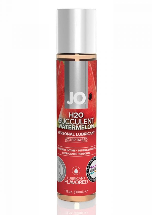 Jo H2O Water Based Flavored Lubricant Succulent Watermelon 1 Ounce