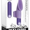 Fingerific Silicone Finger Clitoral Stimulator Rechargeable Waterproof Purple