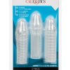 3 Piece Extention Kit Textured Clear 6 Inches Each