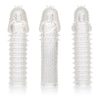3 Piece Extention Kit Textured Clear 6 Inches Each