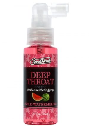 GoodHead Deep Throat Oral Anesthetic Spray Wild Watermelon 2 Ounce