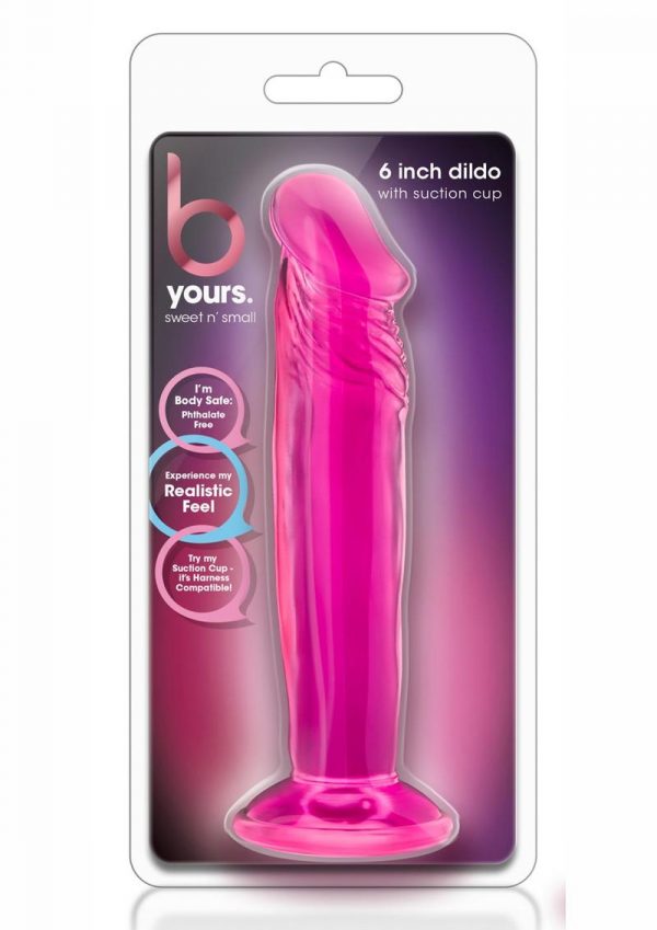 B Yours Sweet N Small Dildo 6in - Pink