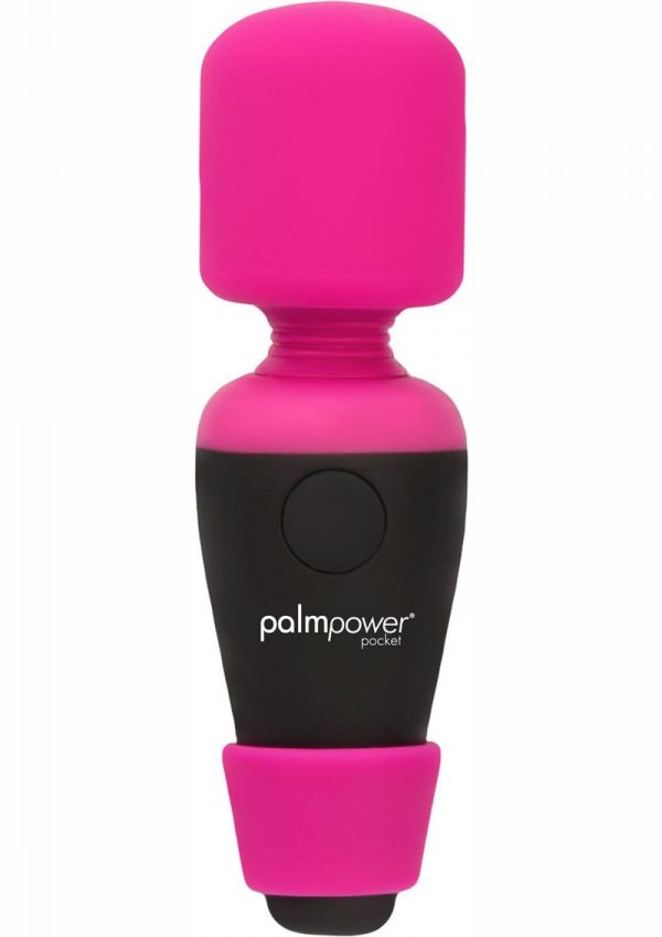 Palmpower Pocket Massager Silicone USB Rechargeable Water Resistant Pink 3.5 Inches