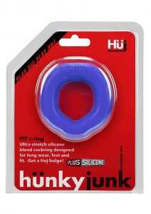 Hunkyjunk Fit Ergo Silicone Blend C-Ring Cobalt
