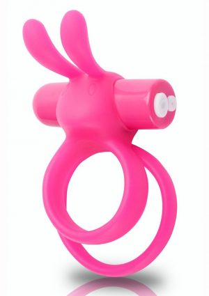 Charged Ohare XL Silicone USB Rechargeable Wearable Rabbit Vibe C-Ring Pink (Individual)
