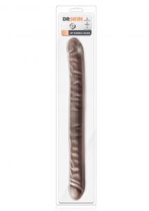 Dr Skin Double Dildo 18in - Chocolate