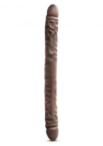 Dr Skin Double Dildo 18in - Chocolate