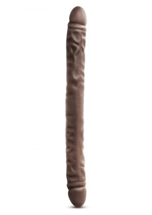 Dr Skin Double Dildo 18in - Chocolate