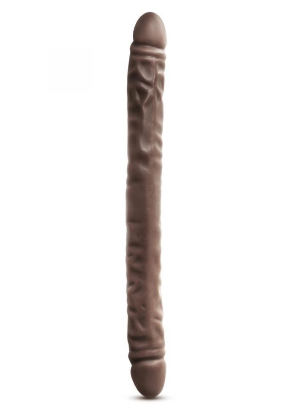 Dr Skin Double Dildo 18in - Chocolate