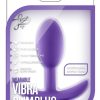 Luxe Wearable Vibra Slim Plug Silicone Small - Purple