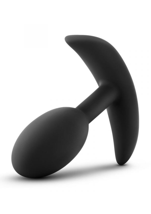 Luxe Wearable Vibra Slim Plug Silicone Small - Black