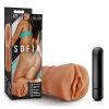 M For Men Sofia Stroker With Bullet - Vagina - Caramel