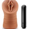 M For Men Sofia Stroker With Bullet - Vagina - Caramel