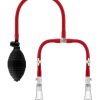 Temptasia Nipple Squeeze Pump Red