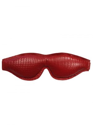 Rouge Anaconda Padded Blindfold Burg/Black Bondage