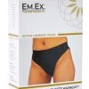 EM. EX. Active Harness Wear Silouette Harness Bikini Cut Black Extra Small-20-22
