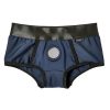 EM. EX. Active Harness Wear Fit Harness Boy Shorts Blue Medium-25-28