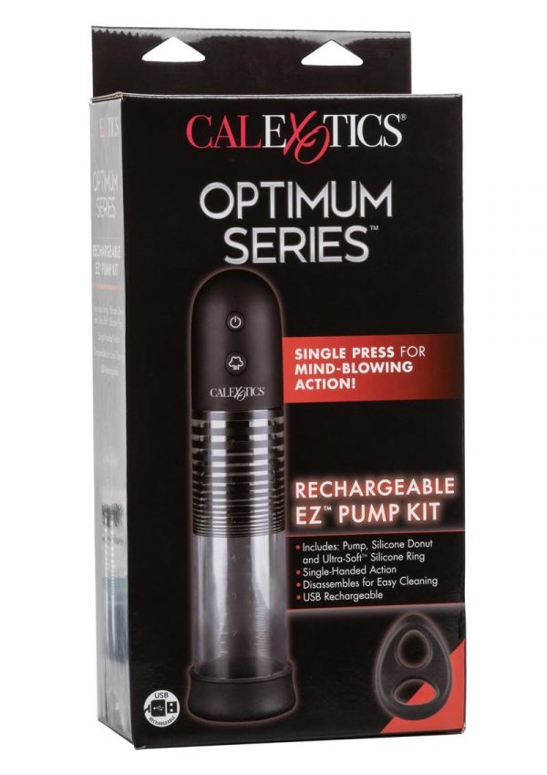 Optimum Rechargeable Ez Pump Kit Silicone Single Handed Action