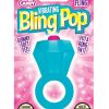 Rock Candy Vibrating Bling Pop Cock Ring Blue