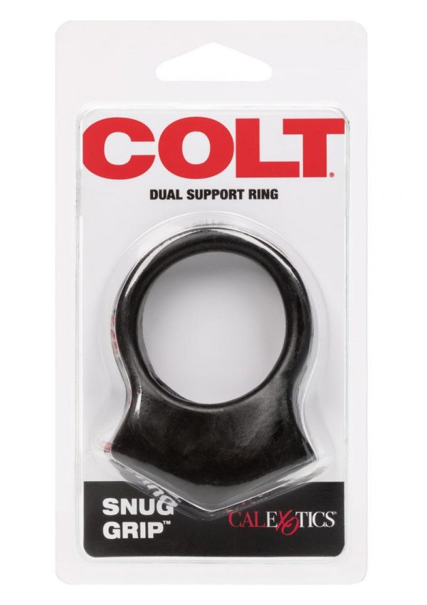 Colt Snug Grip Cockring Scrotum Support Non Vibrating Black