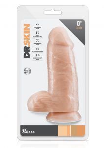 Dr Skin Dr Chubbs Non Vibrating Dildo 10 Inch Flesh