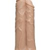 Dr Skin Dr Double Stuffed Dual Penetration Dildo Suction Cup Base Harness Compatible 10.5 Inch Vanilla