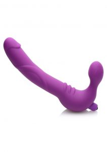 Strap U Royal Revolver Vibrating Strapless Strapon Dildo Silicone Waterproof