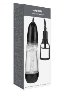 Linx Amplify Pump Masturbator Quick Air Release Clear/Black
