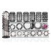Try-Curious C-Ring And C-Sleeve Starter Kit Smoke 15 Pieces