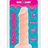 Rock Candy Suga Daddy 7 Dildo Non Vibrating suction Cup Base Flesh