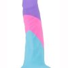 Avant D15 Vision Of Love Platinum Cured Silicone Dildo Multi-Color 5.5 Inches