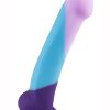 Avant D16 Purple Haze Platinum Cured Silicone Dildo Multi-Color 6.5 Inches