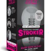 Zolo Squeezable and Textured Mini Double Bubble Male Masurbator Non Vibrating Grey