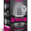 Zolo Squeezable and Textured Mini Bubble Male Masurbator Non Vibrating Gray