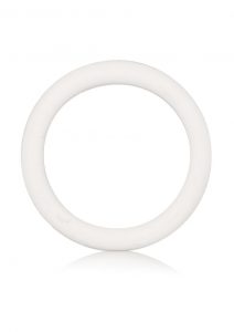 Rubber Cock Ring Medium 1.5 Inch Diameter White