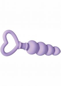 Sweet Treat Silicone Anal Beads - Purple