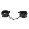 Whip Smart Diamond Hand Cuff - Black